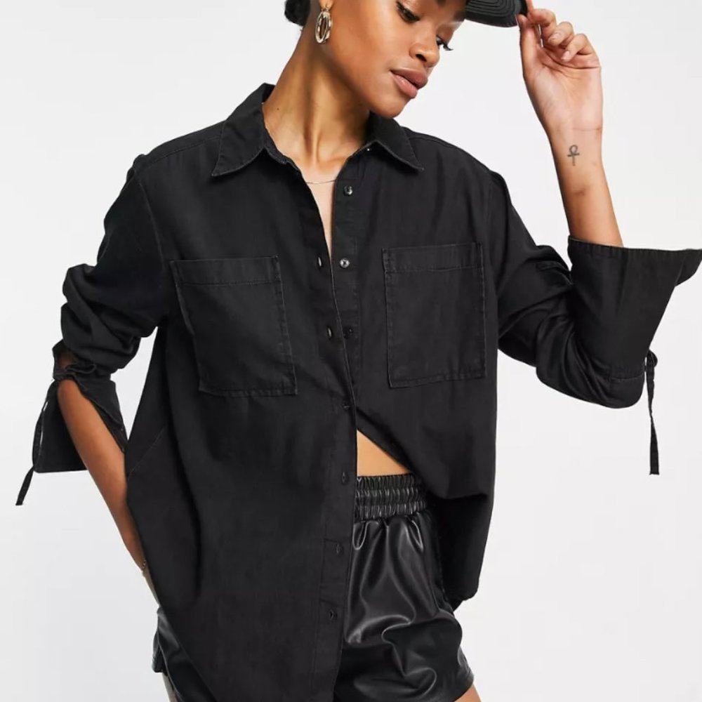 ASOS Soft Denim Oversized Shirt